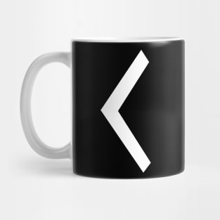 C – Greek Mythology - White Letter C Mug